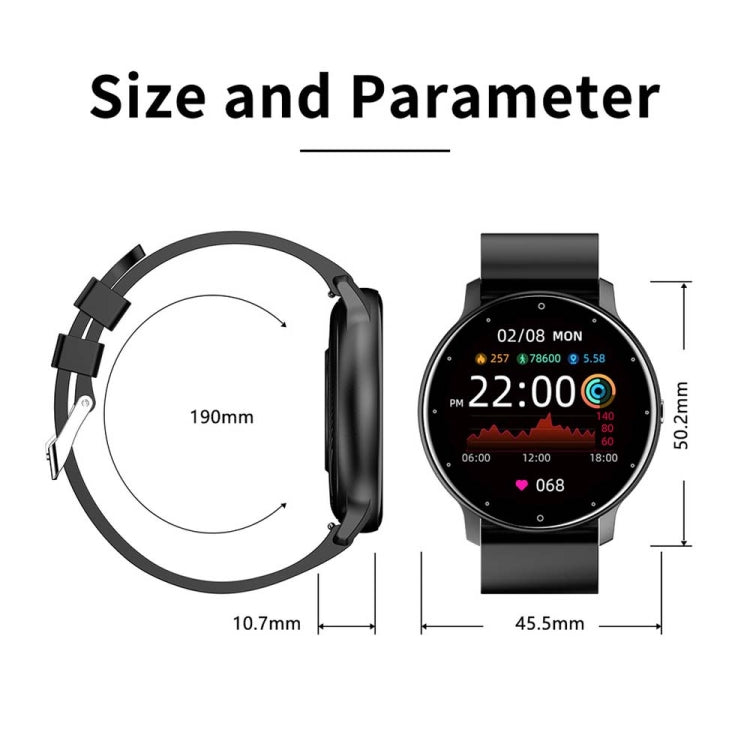 Bluetooth Smart Watch with Heart Rate, SpO₂ & Blood Pressure Monitoring – Mesh Pink