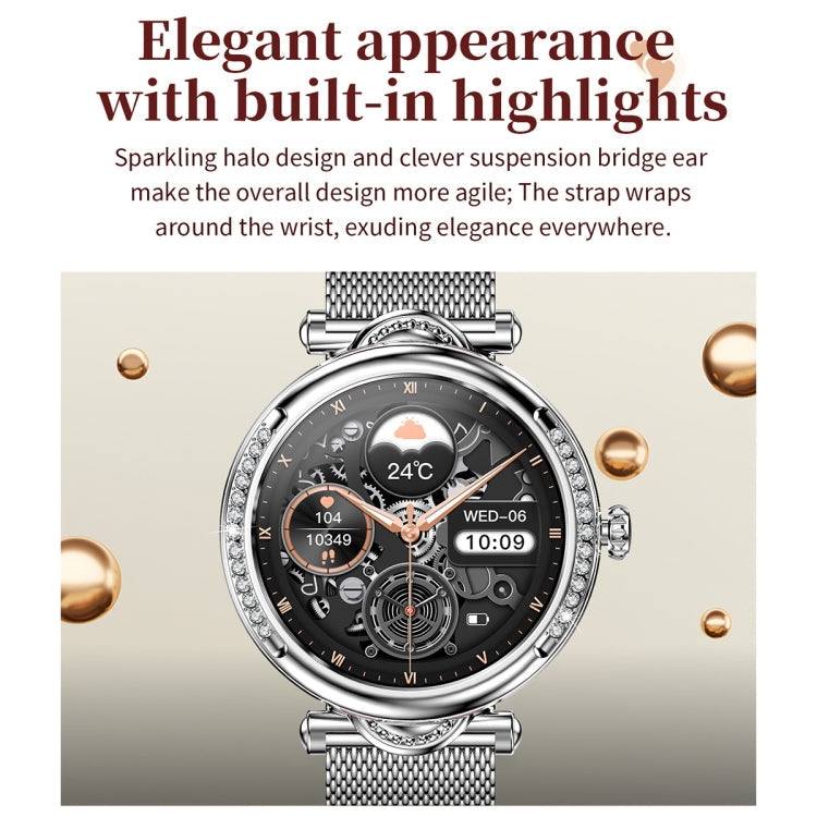Ladies Smart Watch with Female Health Monitoring