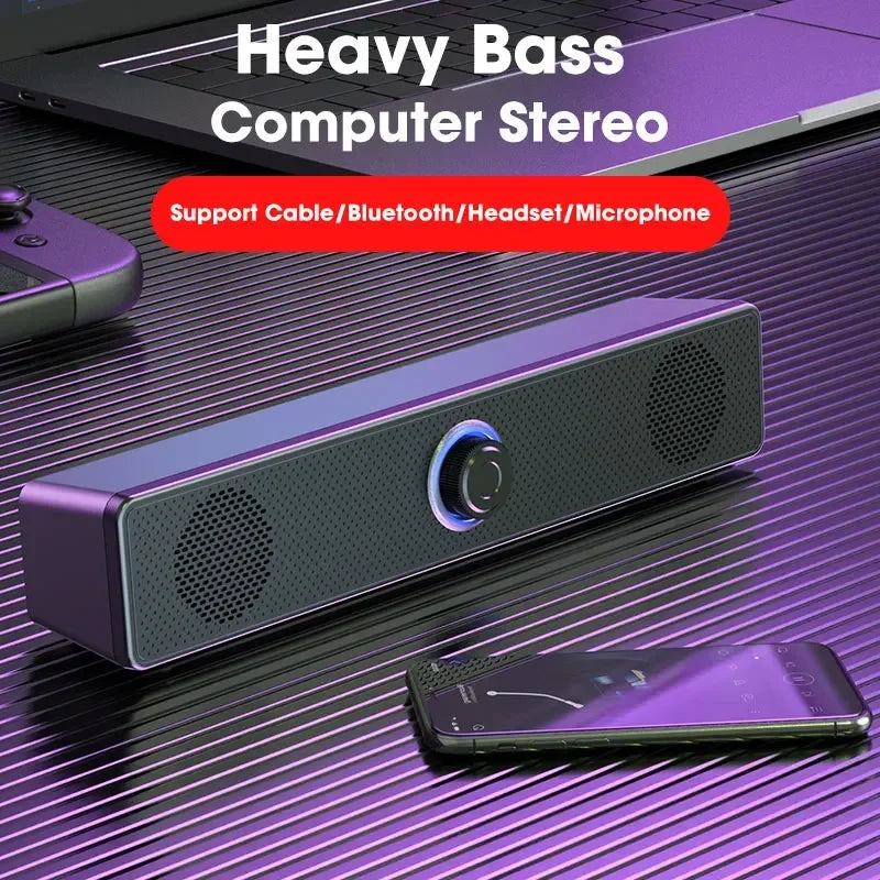 DIKELANG 4D Surround Bluetooth Soundbar with Subwoofer