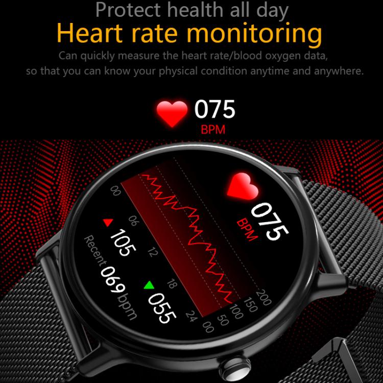 AMOLED Smart Watch with Bluetooth Calling, Heart Rate & 100+ Sports Modes