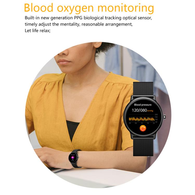 AMOLED Smart Watch with Bluetooth Calling, Heart Rate & 100+ Sports Modes