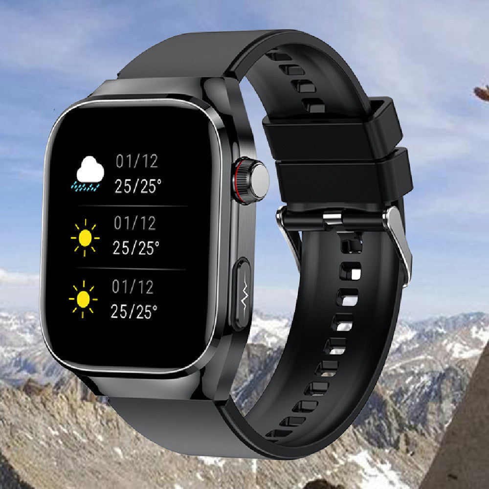 Health Monitoring Smartwatch with Blood Glucose, Uric Acid & Bluetooth Calling
