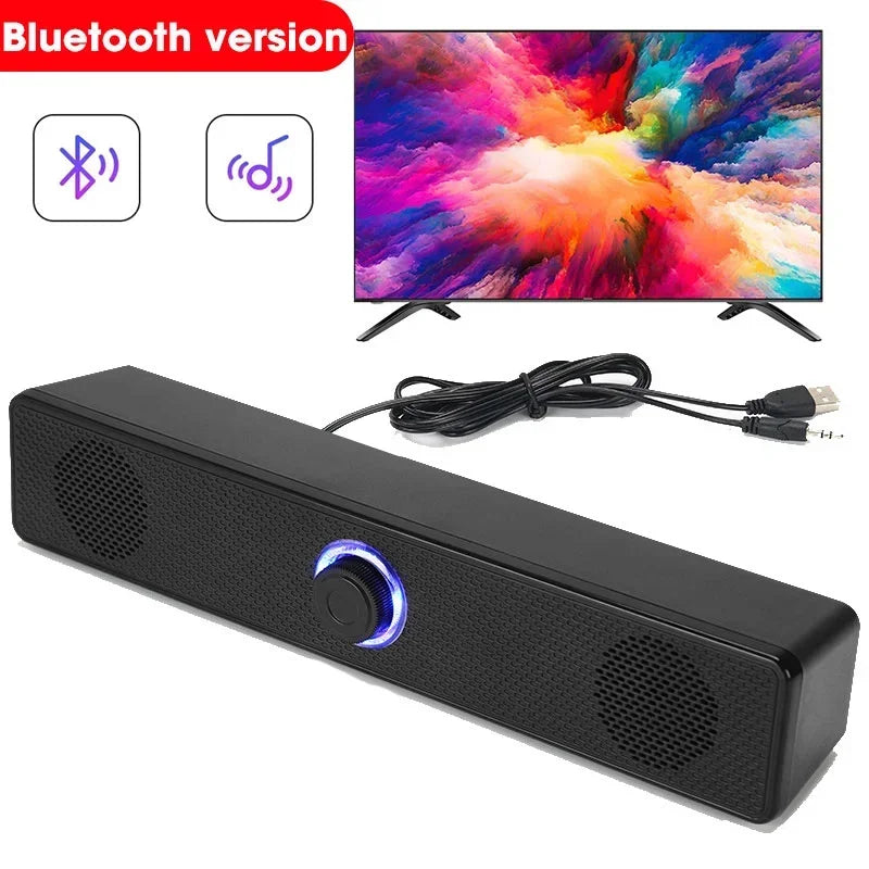 USB powered soundbar for television