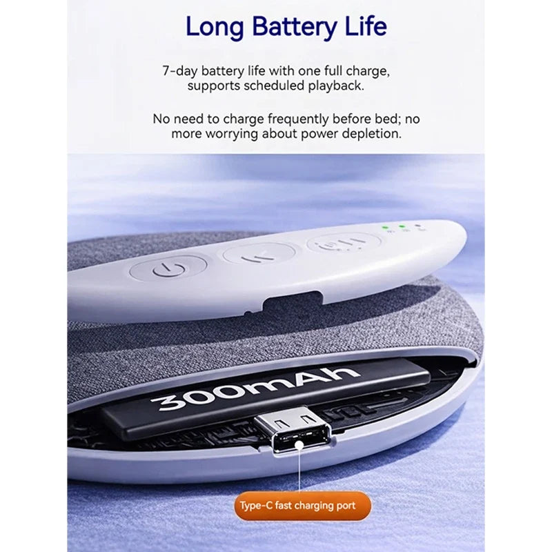 Wireless Pillow Speaker Bluetooth Sleep Aid with Timer